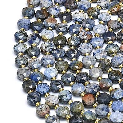 Natural Dumortierite Beads Strands G-C116-A81-02-1
