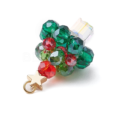 Glass Beads Pendants PALLOY-TA00172-1