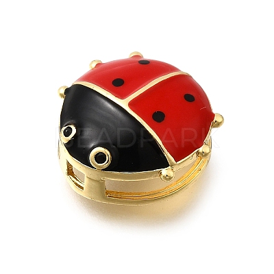 Brass Enamel Watch Band Charms KK-Z125-16A-G-1