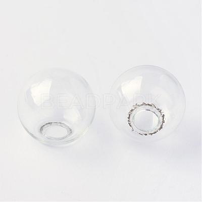 Round Mechanized One Hole Blown Glass Globe Ball Bottles BLOW-R001-14mm-1