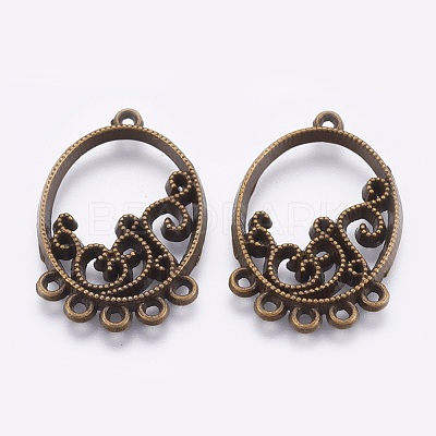 Tibetan Style Alloy Chandelier Components Links TIBE-F025-21AB-1