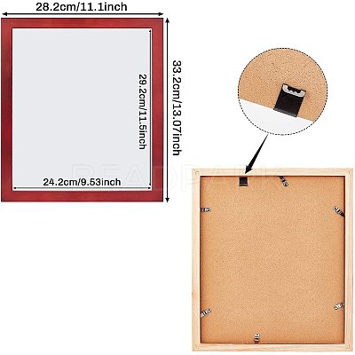 Wood Picture Frame DIY-WH0162-11C-1