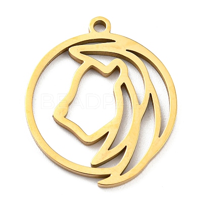 304 Stainless Steel Pendants STAS-Z043-01E-1