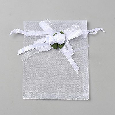 3D Flower Organza Drawstring Bags OP-WH2002-01A-01-1