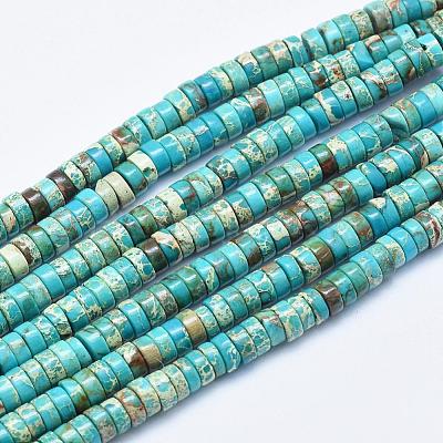 Natural Imperial Jasper Beads Strands G-J377-6mm-01-1
