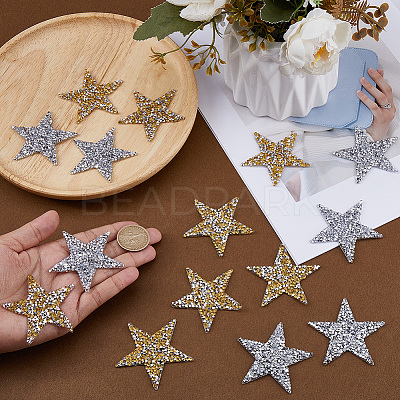 16Pcs 2 Colors Plastic Clothing Patches FIND-GF0008-80-1