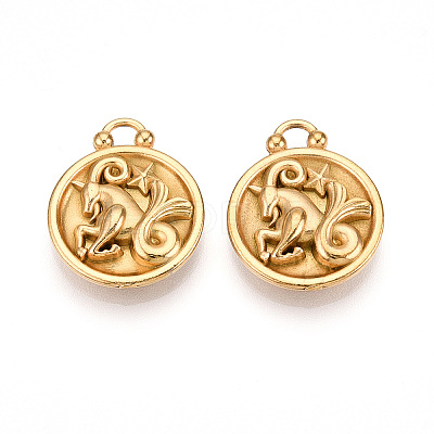 304 Stainless Steel Pendants STAS-N109-148G-10-1