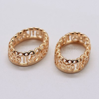 Brass Sew on Prong Settings LS-KK-E753-01LG-10x14-1