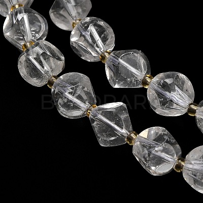 Natural Quartz Crystal Beads Strands G-K387-A16-03-1
