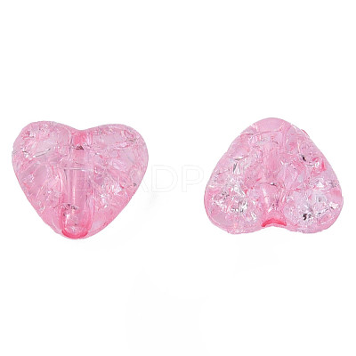 Transparent Crackle Acrylic Beads X-MACR-N006-14-A01-1