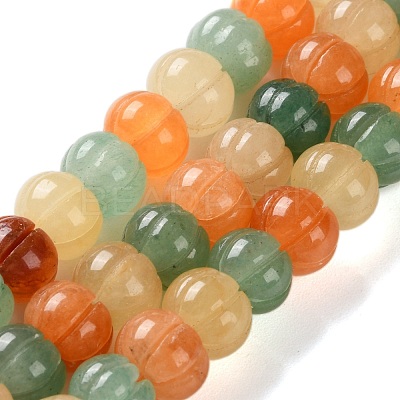 Natural Mixed Aventurine Beads Strands G-B135-B02-03-1