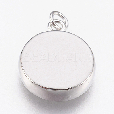 Brass Pendant Cabochon Settings KK-P146-06P-1