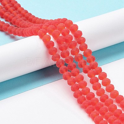 Transparent Glass Beads Strands EGLA-A034-T8mm-MD01-1