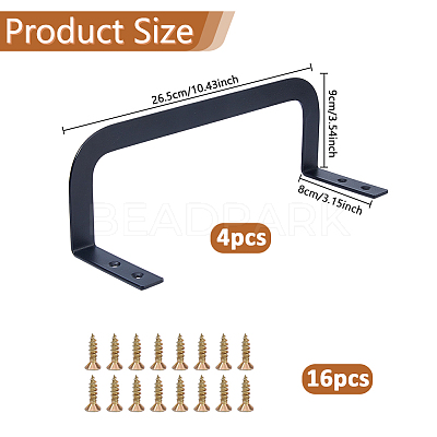 Cold Rolled Steel Adjustable Bed Mattress Retainer Bar Holder AJEW-WH0606-99A-1