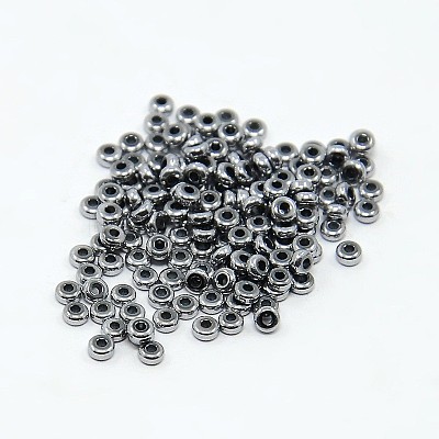 Electroplate Non-magnetic Synthetic Hematite Beads Strands G-J216D-08-1