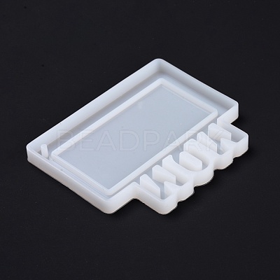 Mother's Day Theme DIY Photo Frame Silicone Molds DIY-I081-04-1