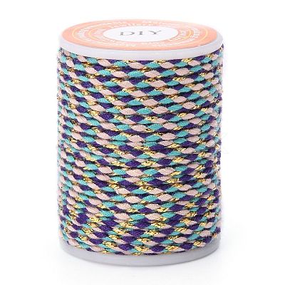 4-Ply Polycotton Cord with Metallic Thread OCOR-Z003-D35-1