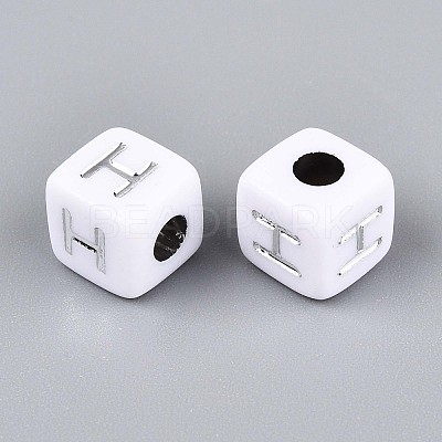 Opaque Acrylic Beads SACR-T035-03H-1