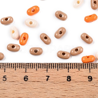 Opaque Acrylic Beads MACR-T048-02M-16-1