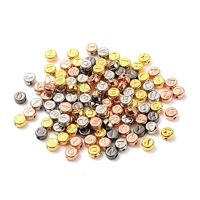 500Pcs 4 Colors CCB Plastic Beads CCB-YW0001-03M-1