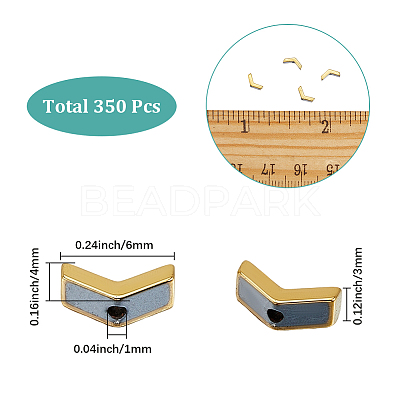 350Pcs Electroplated Synthetic Non-magnetic Hematite Beads Strands G-SC0003-65A-1