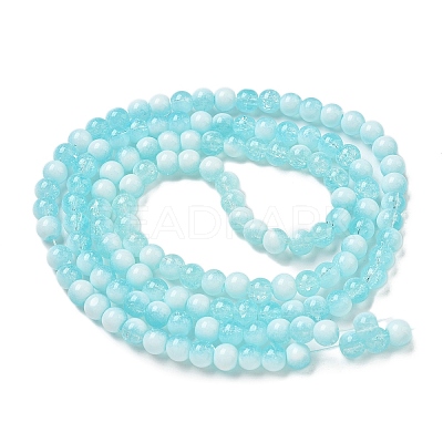 Crackle Glass Beads X1-GLAA-U001-6mm-08-1