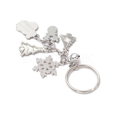 Alloy Enamel Brass Bell Keychains X1-KEYC-TA00039-1