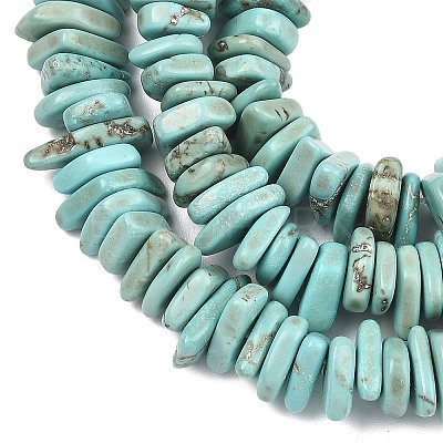 Natural Howlite Beads Strands G-A302-A01-03-1