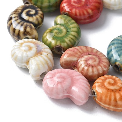 Ocean Series Handmade Porcelain Beads PORC-R002-03M-1