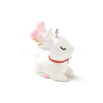 Easter Theme Opaque Resin Pendants RESI-I336-01P-04-1