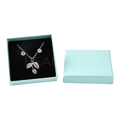 Square Cardboard Necklace Box CBOX-Q038-02C-1