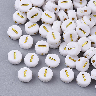 Plating Acrylic Beads X-PACR-R242-01I-1