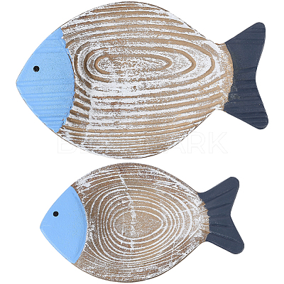 Wood Wall Decoration AJEW-WH20121-10A-1