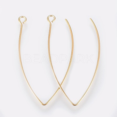PVD Vacuum Plating 304 Stainless Steel Earring Hooks LS-X-STAS-K184-05-01G-1