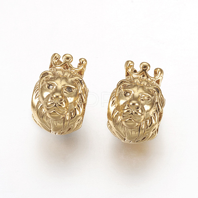 316 Surgical Stainless Steel European Beads STAS-E446-12G-1
