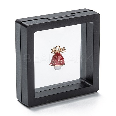 Square Transparent PE Thin Film Suspension Jewelry Display Box CON-D009-01B-03-1