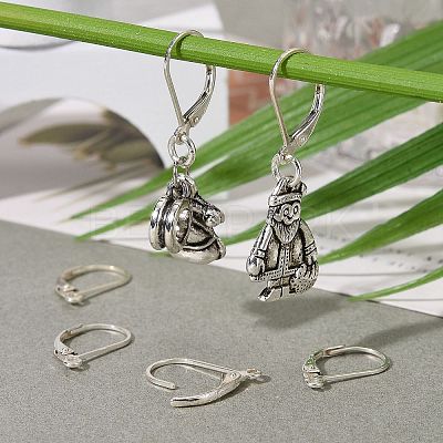 925 Sterling Silver Leverback Earring Findings STER-G027-22S-1