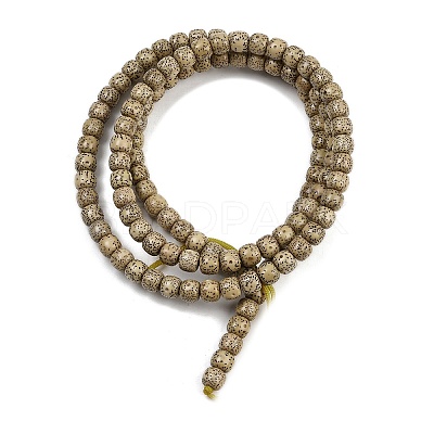 Natural Rudraksha Bodhi Seed Beads Strand WOOD-B010-A03-7x8mm-1