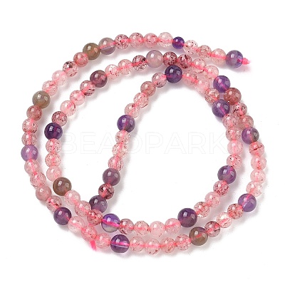 Natural Auralite Beads Strands G-Z139-A01-4mm-1