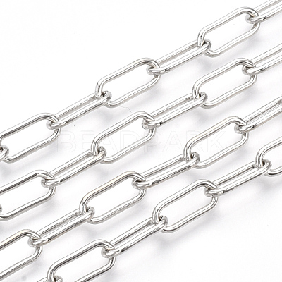 Unwelded Iron Paperclip Chains CH-S125-09B-P-1