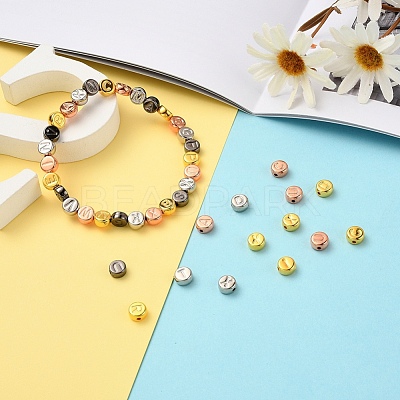 500Pcs 4 Colors CCB Plastic Beads CCB-YW0001-03M-1