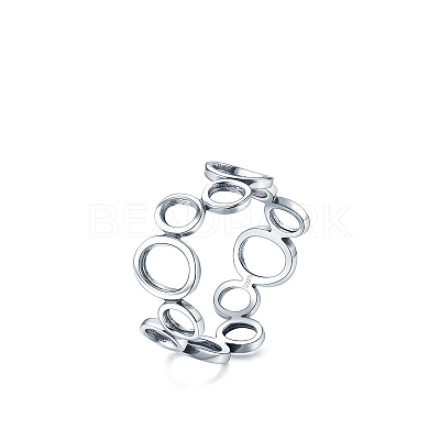 Oval Ring 925 Sterling Silver Finger Rings for Women FS-WGC6322-03-1