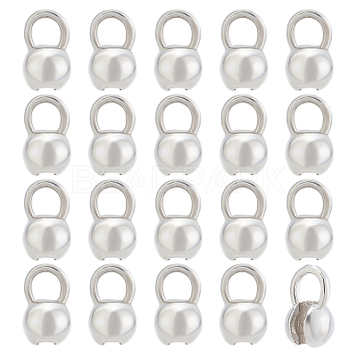 20Pcs Brass Bead Tips KK-BC0013-26-1