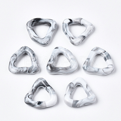 Opaque Resin Finger Rings RJEW-T013-005-A01-1