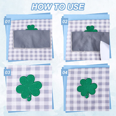 Computerized Embroidery Cloth Patches PATC-WH0002-065A-1