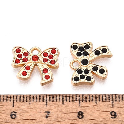 Alloy Rhinestone Pendants PALLOY-T092-21G-1