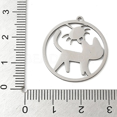 201 Stainless Steel Pendants LS-STAS-G366-02P-07-1