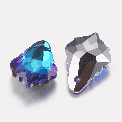 Faceted Glass Rhinestone Charms RGLA-F052-001BB-1