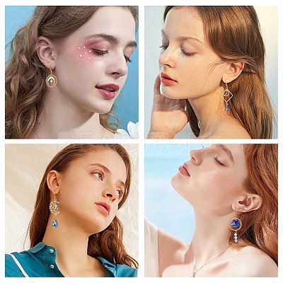DIY Dangle Earring Making Kits DIY-SC0016-39-1