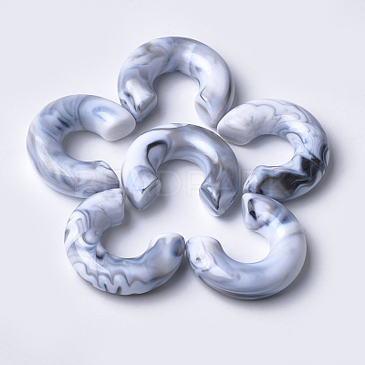 Acrylic Beads OACR-T007-11F-1